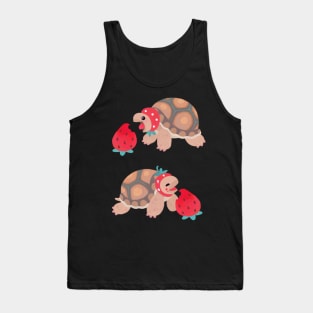 Tortoises love strawberries Tank Top